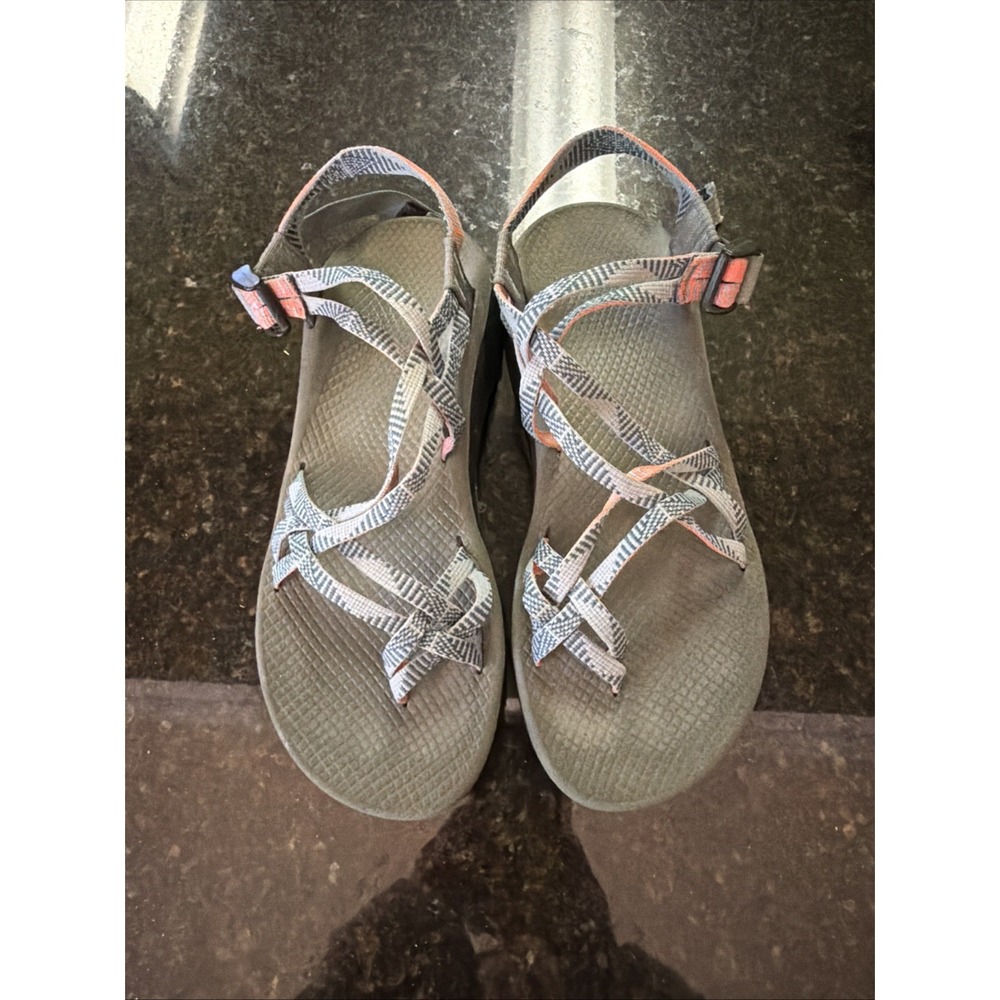 Chaco Women's Water Sandals Sz 11 Hiking Strappy Buckle Teal Cushioned Sandal